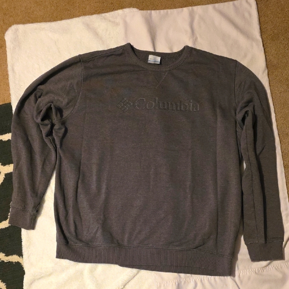 COLUMBIA Gray Sweatshirt. MEN'S,  NWOT, SZ. XXL